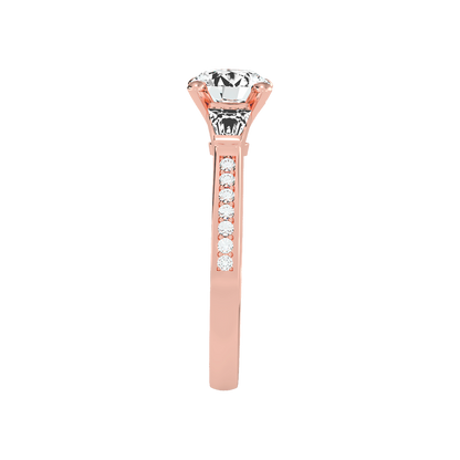 Prime Halo Solitaire Ring - Eight