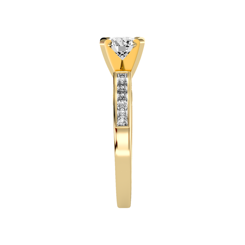 Prime Solitaire Ring In 925 Sterling Silver - Eleven