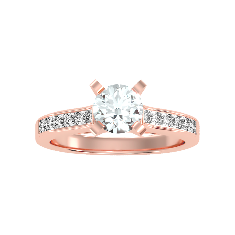 Prime Solitaire Ring In 925 Sterling Silver - Seven