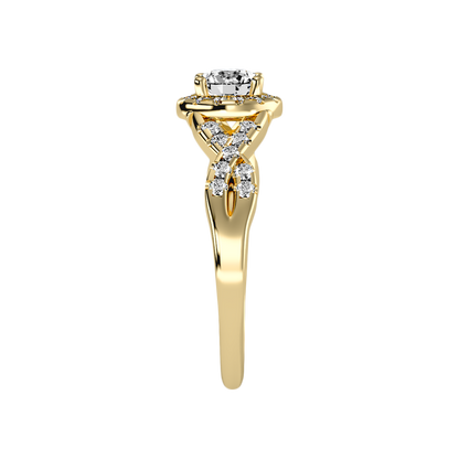 Profuse Halo Ring In 925 Sterling Silver - Eleven