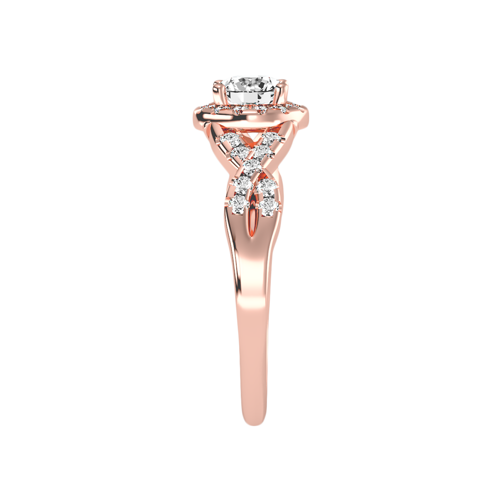 Profuse Halo Ring In 925 Sterling Silver - Seven