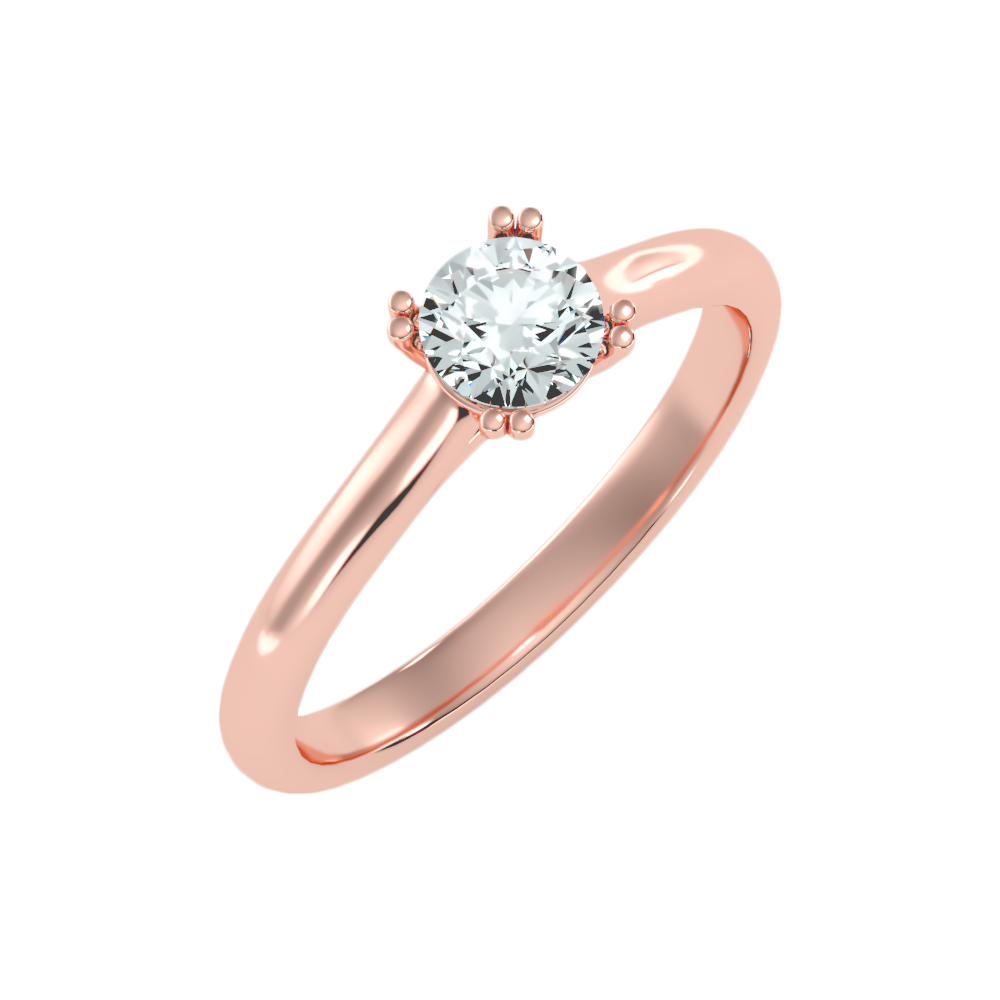 Propinquity Solitaire Ring In 925 Sterling Silver - One