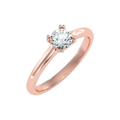Propinquity Solitaire Ring In 925 Sterling Silver - One