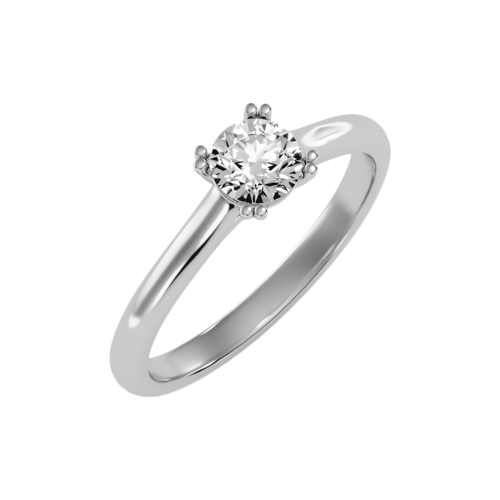 Propinquity Solitaire Ring In 925 Sterling Silver - Five