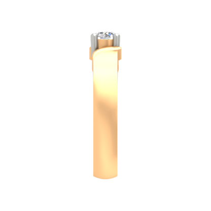 Puzzled Ping Solitaire Ring - Eleven