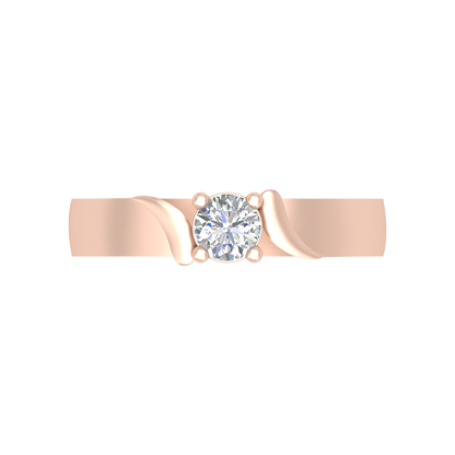 Puzzled Ping Solitaire Ring - Two
