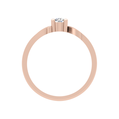 Puzzled Ping Solitaire Ring - Three