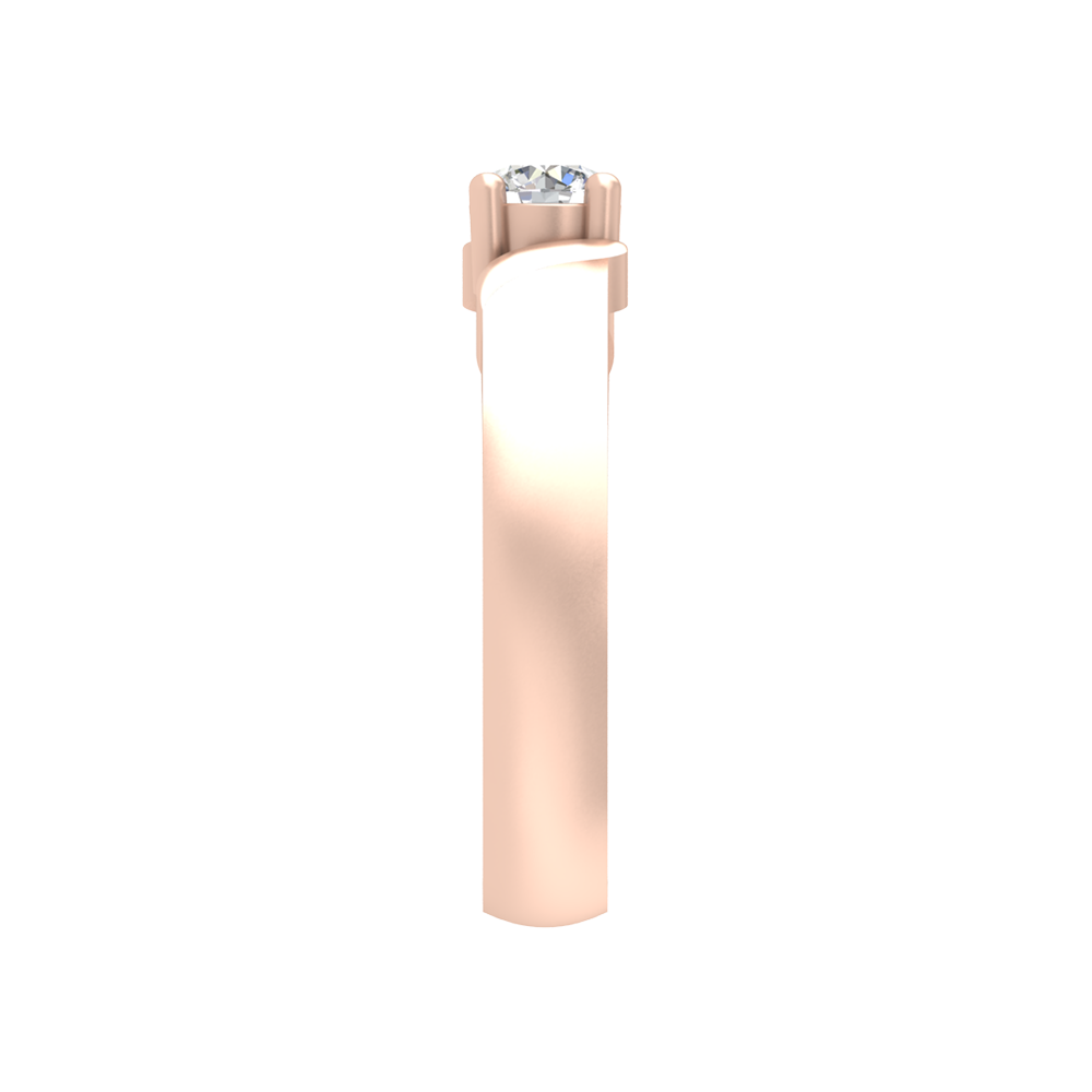 Puzzled Ping Solitaire Ring - Four