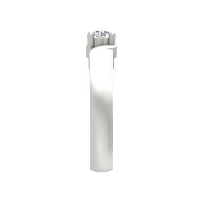Puzzled Ping Solitaire Ring - Seven