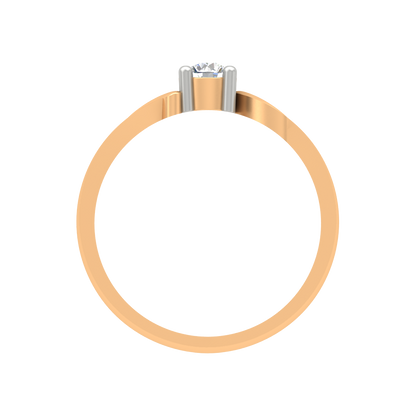 Puzzled Ping Solitaire Ring - Nine