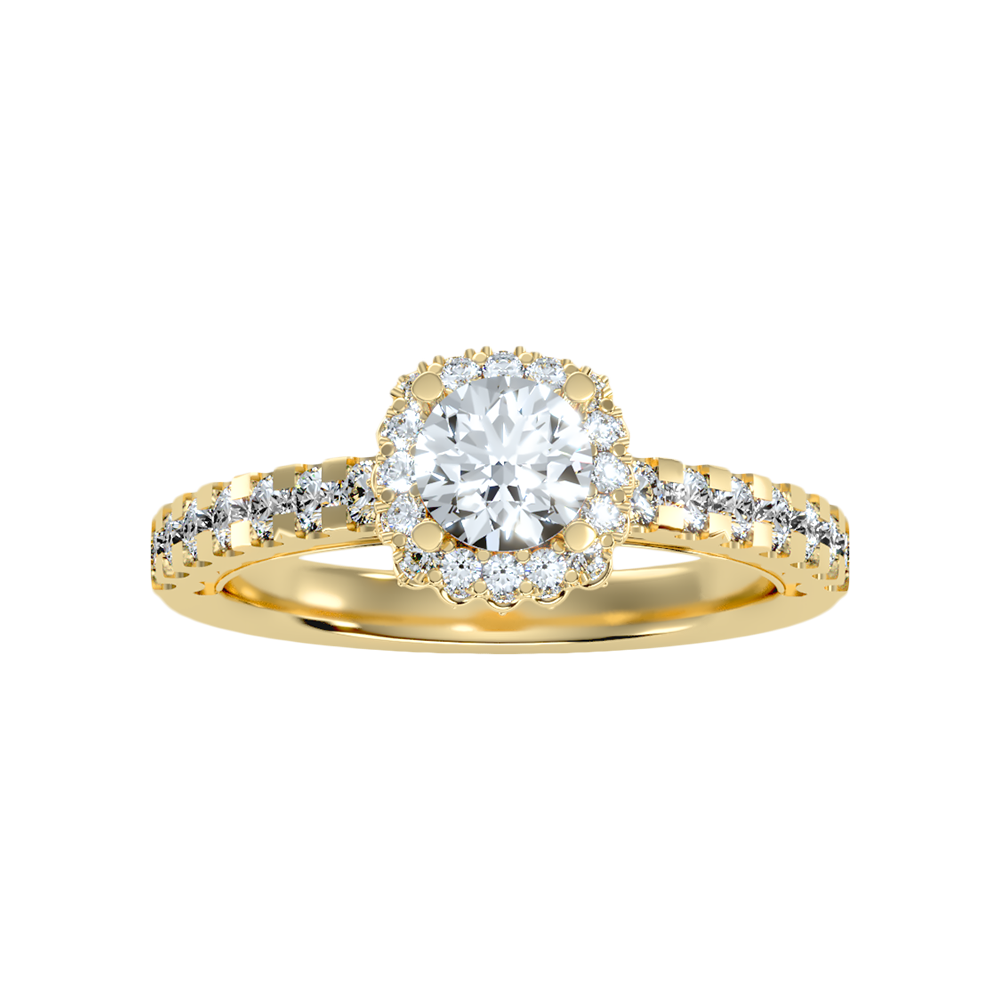 Quaint Halo Ring - Eleven