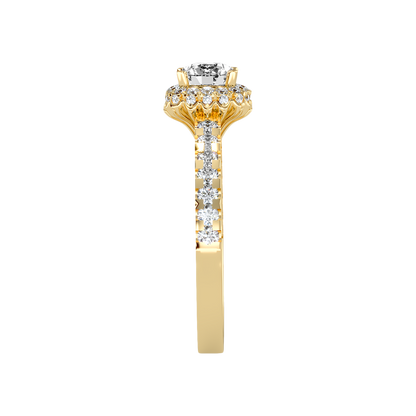 Quaint Halo Ring - Twelve
