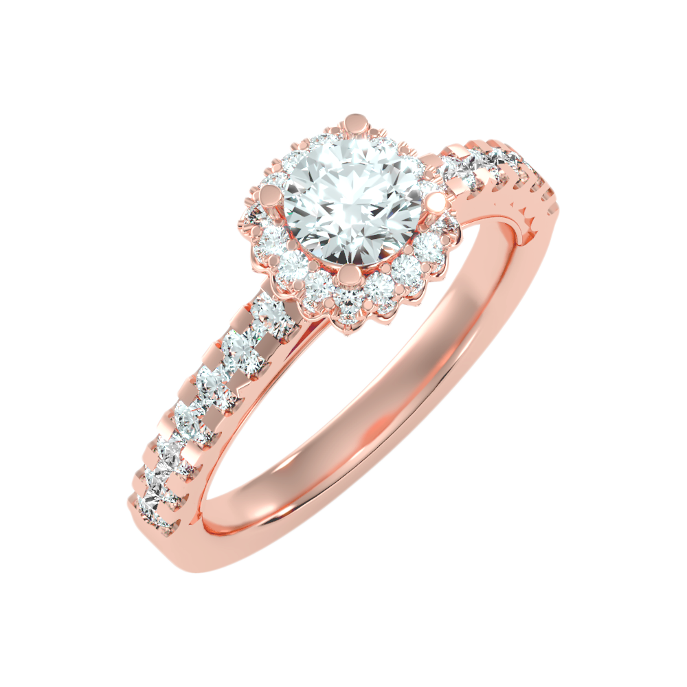Quaint Halo Ring - Two