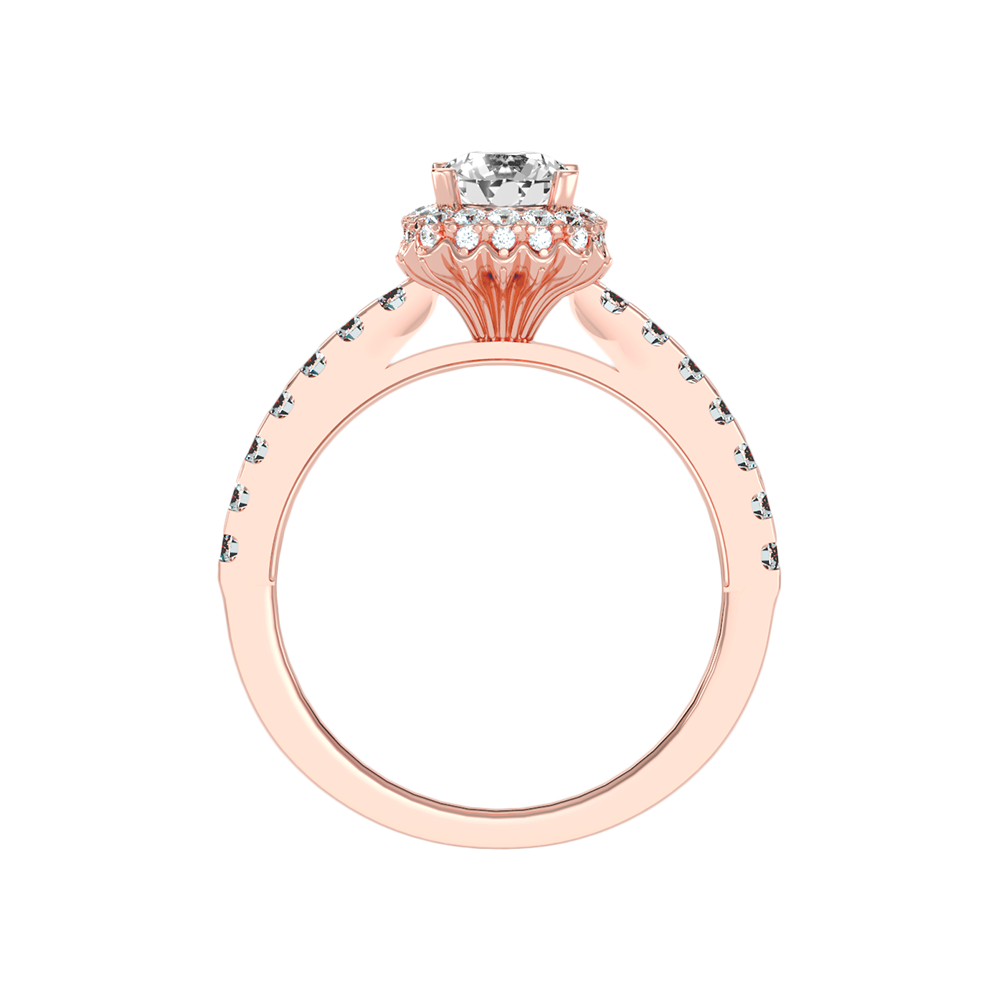 Quaint Halo Ring - Three