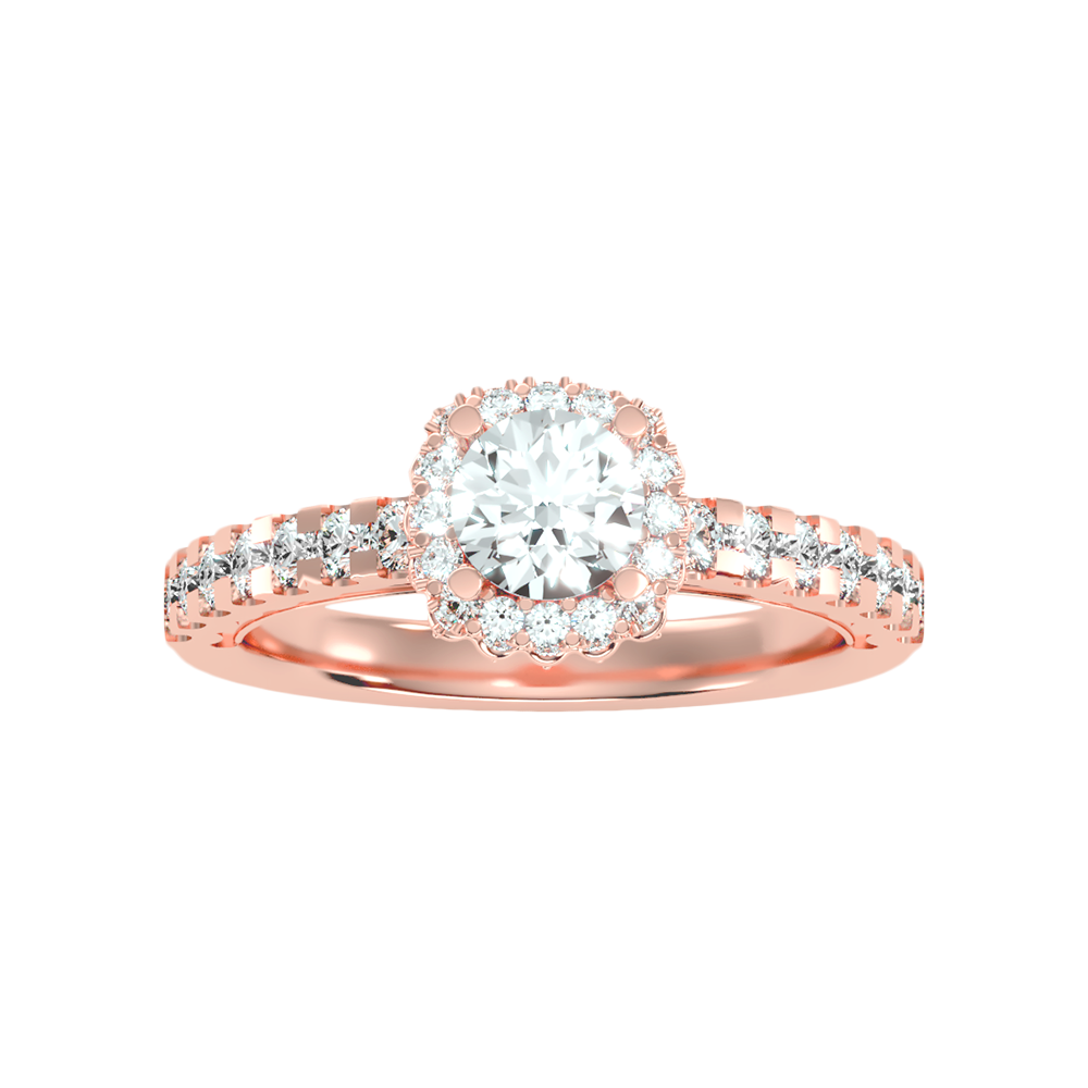 Quaint Halo Ring - Four