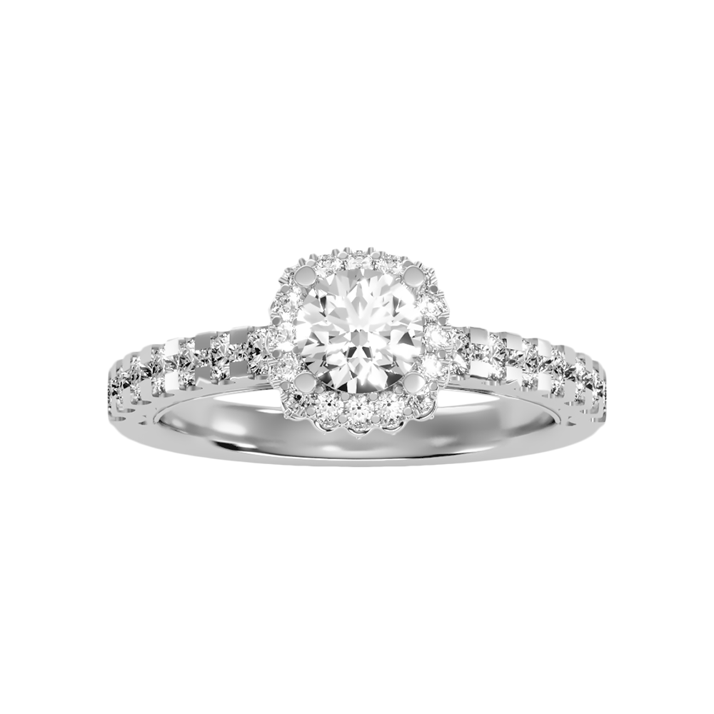Quaint Halo Ring - Seven