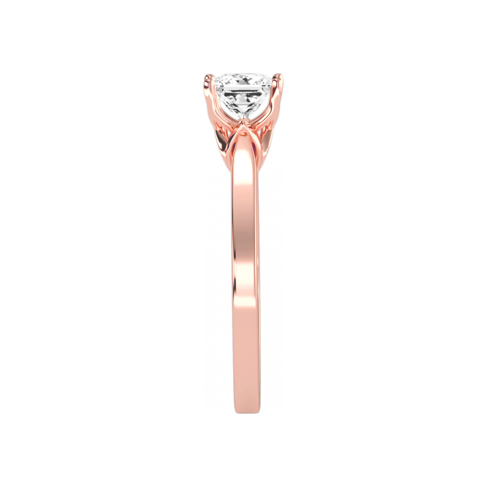 Quaint Single Stone Ring In 925 Sterling Silver - Eleven