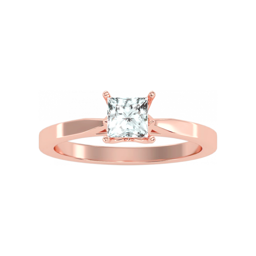 Quaint Single Stone Ring In 925 Sterling Silver - Twelve