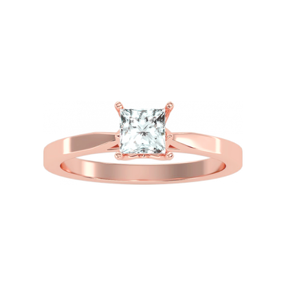 Quaint Single Stone Ring In 925 Sterling Silver - Twelve