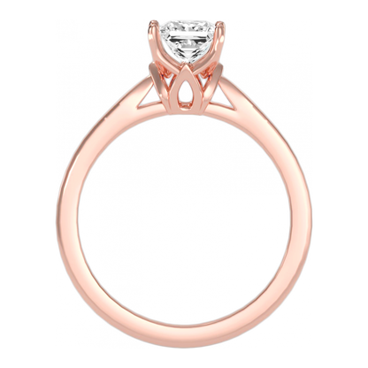 Quaint Single Stone Ring In 925 Sterling Silver - Nine