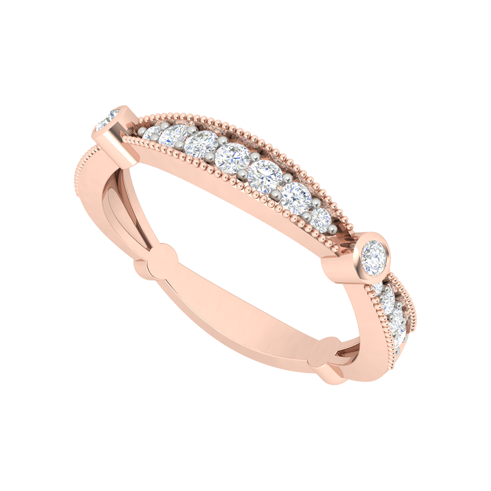 Queenie Bud Eternity Ring In 925 Sterling Silver - One
