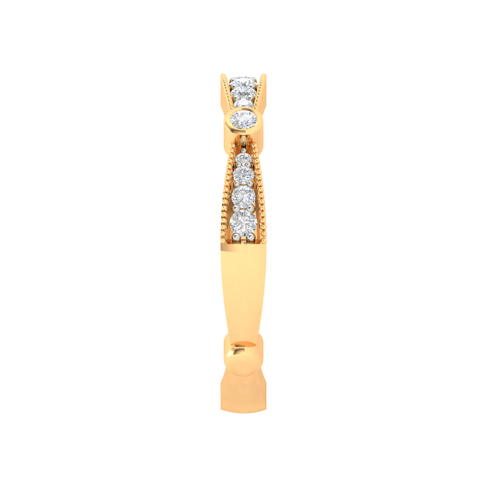 Queenie Bud Eternity Ring In 925 Sterling Silver - Ten