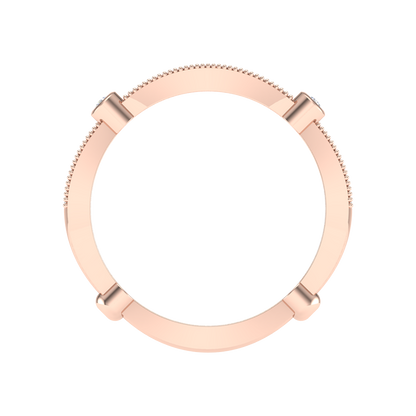 Queenie Bud Eternity Ring - Four