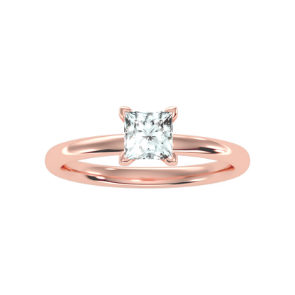 Queenly Engagement Ring In 925 Sterling Silver - Twelve
