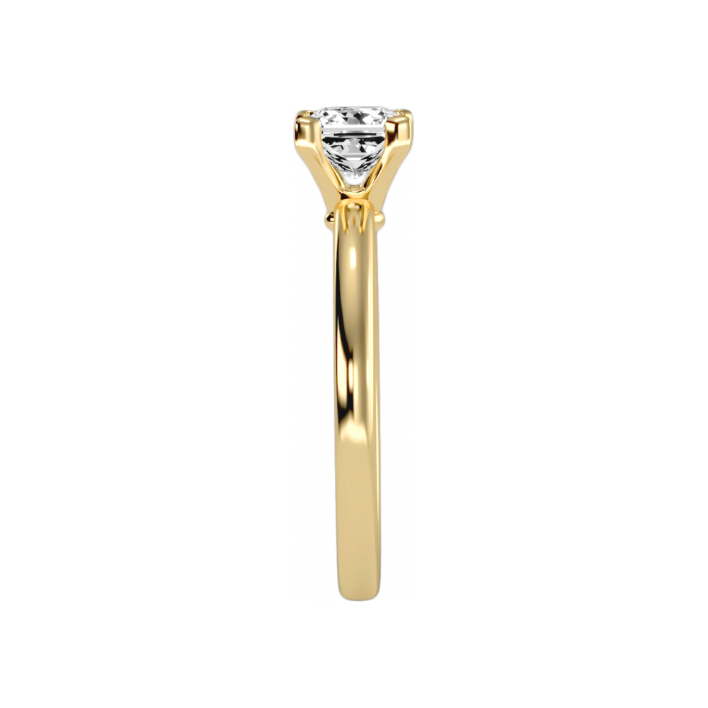 Queenly Engagement Ring In 925 Sterling Silver - Seven
