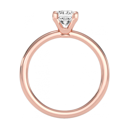 Queenly Engagement Ring In 925 Sterling Silver - Nine