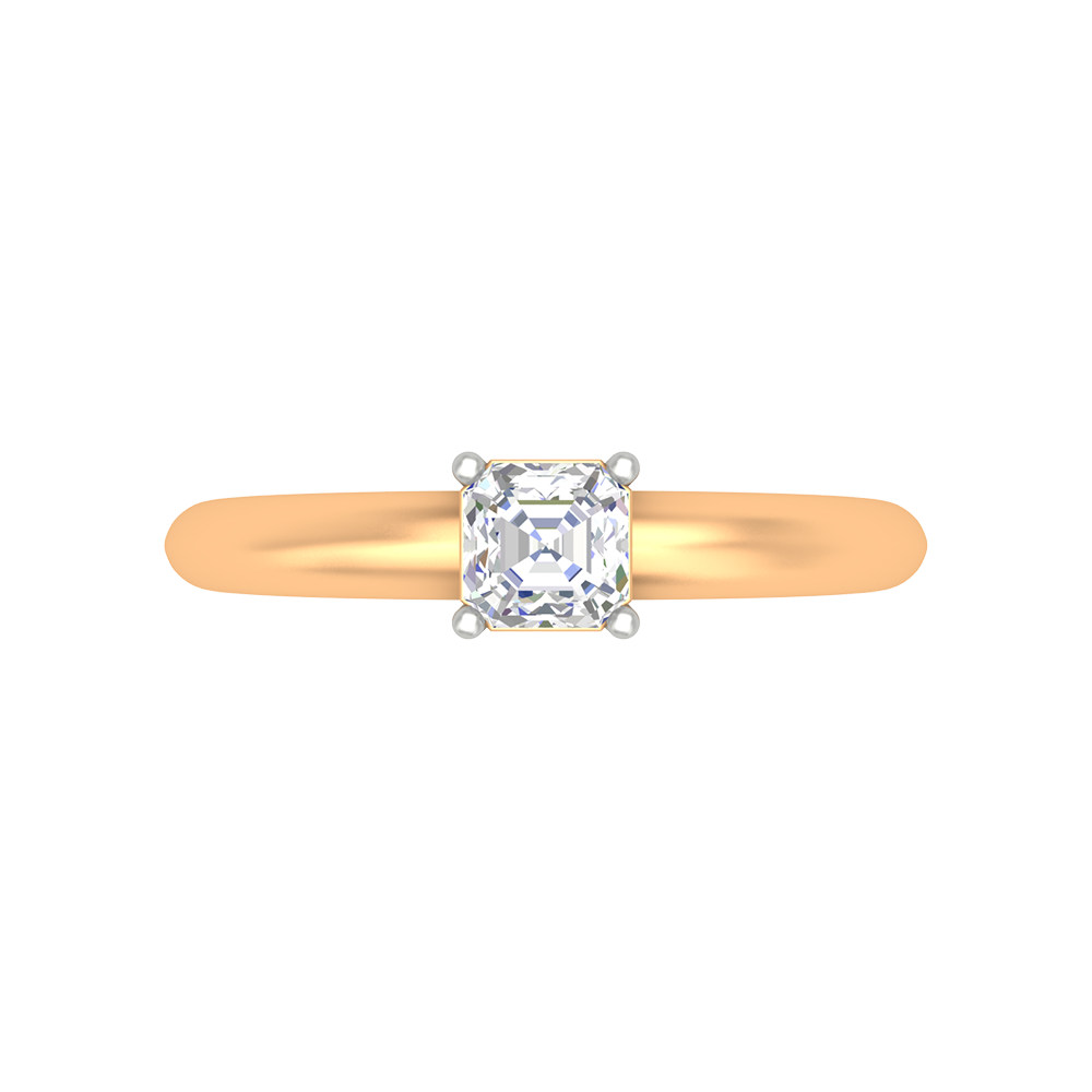 Queen Ring Solitaire Ring In 925 Sterling Silver - Eleven