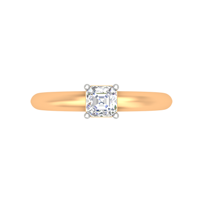 Queen Ring Solitaire Ring - Eleven