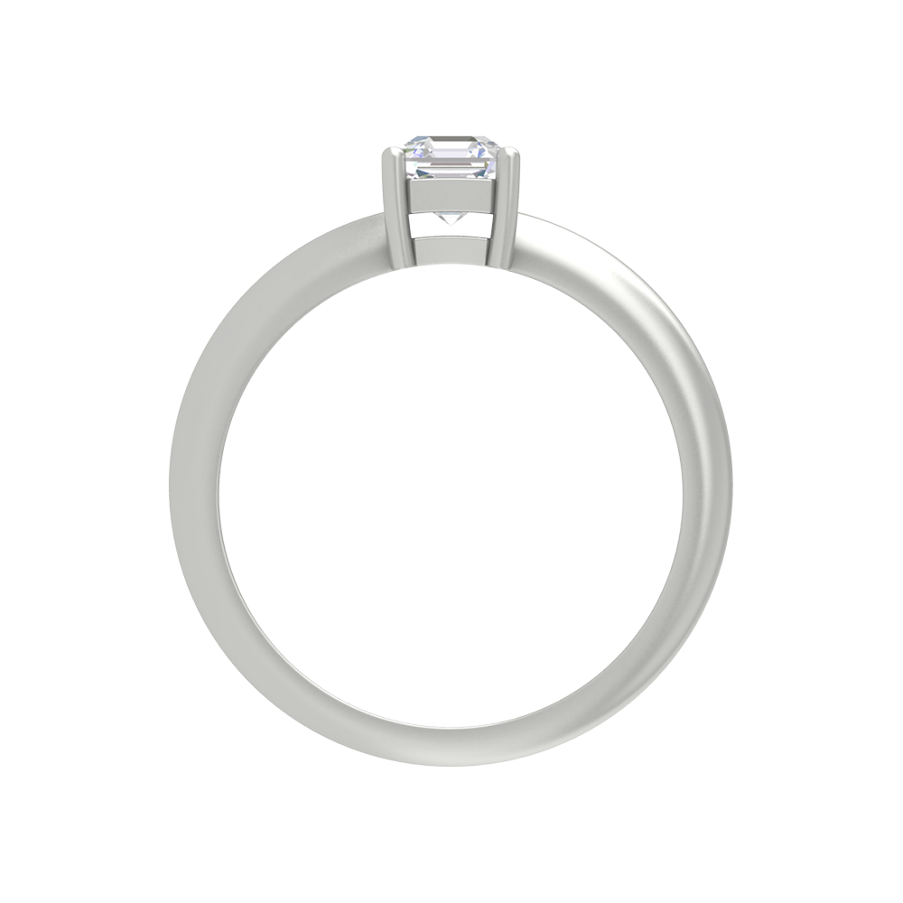 Queen Ring Solitaire Ring In 925 Sterling Silver - Three
