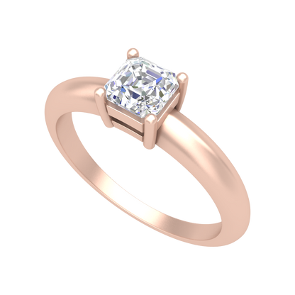 Queen Ring Solitaire Ring - Six