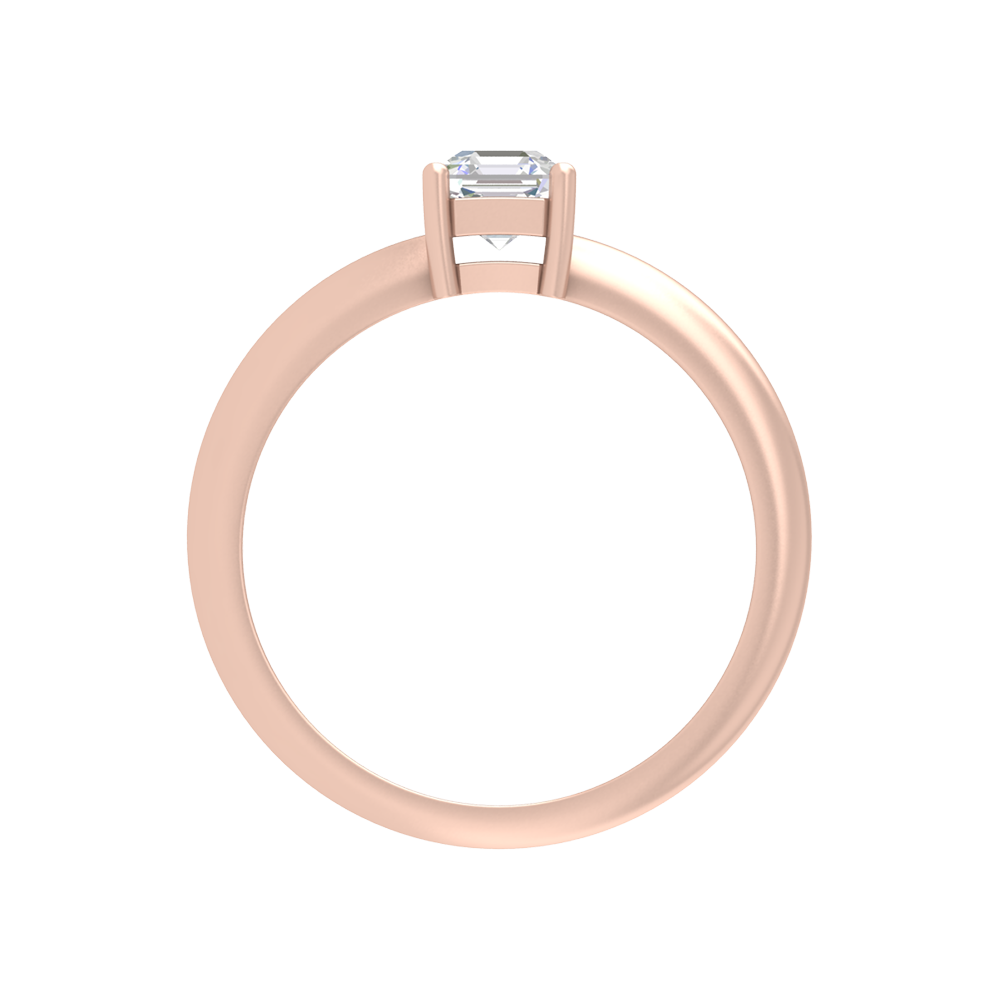 Queen Ring Solitaire Ring - Seven