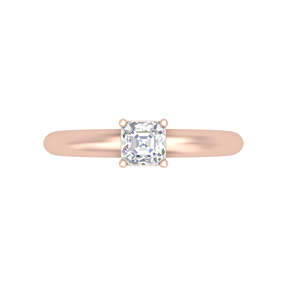 Queen Ring Solitaire Ring In 925 Sterling Silver - Eight