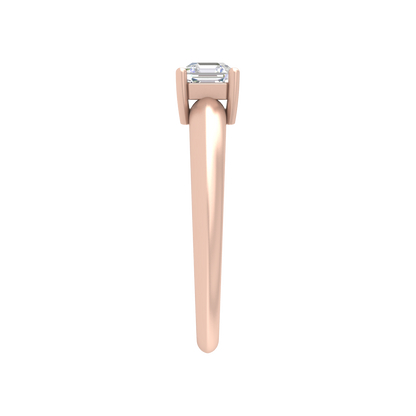 Queen Ring Solitaire Ring In 925 Sterling Silver - Nine