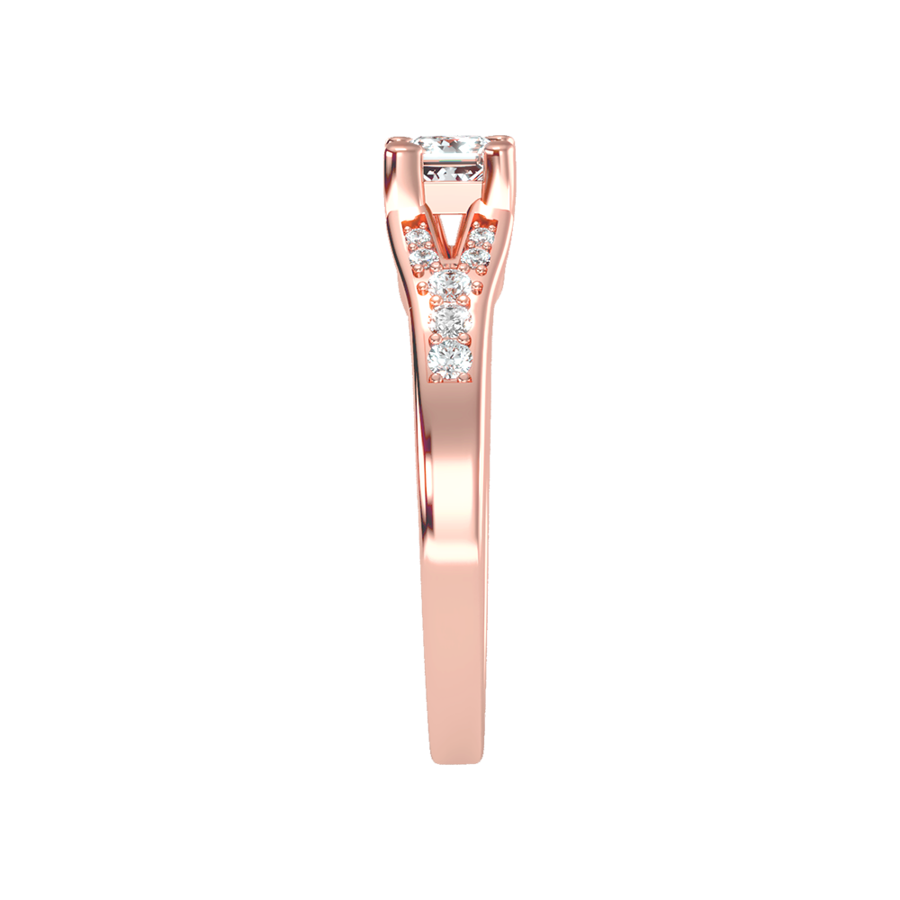 Queen Solitaire Ring - Four