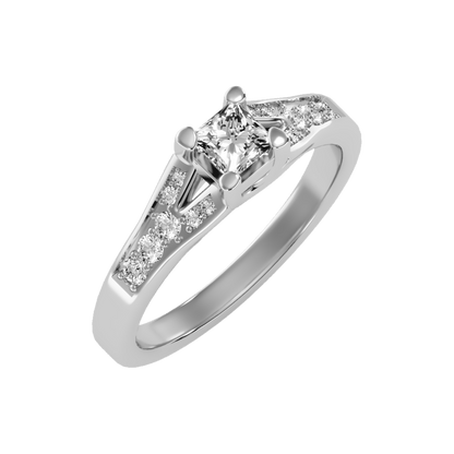 Queen Solitaire Ring - Six