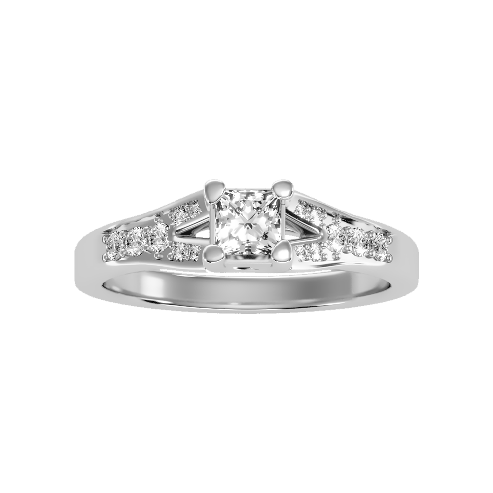 Queen Solitaire Ring - Seven
