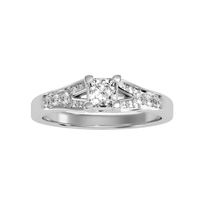 Queen Solitaire Ring - Seven