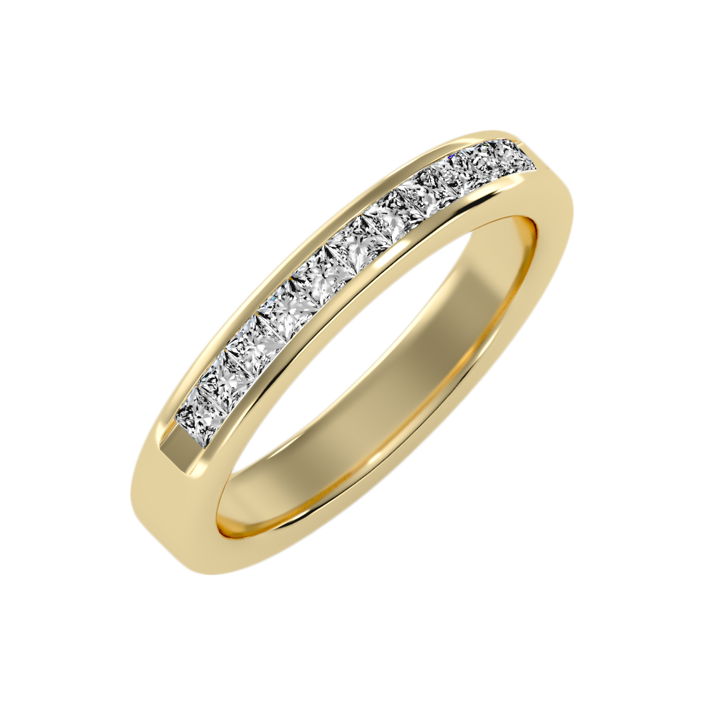 Qwen Half Eternity Band - Nine