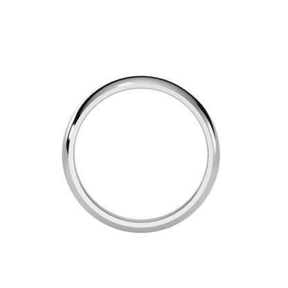 Rose Gold Polished Comfort Fit Wedding Band Ring - Six
