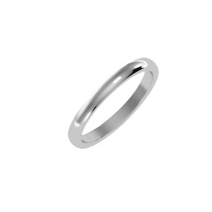 Rose Gold Classic Wedding Band Ring 2Mm - Seven