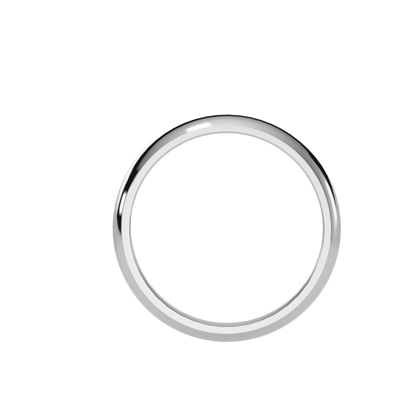Rose Gold Polished Comfort Fit Wedding Band Ring - Six
