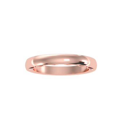 Rose Gold Diamond Vintage Art Deco Wedding Band Ring - Five