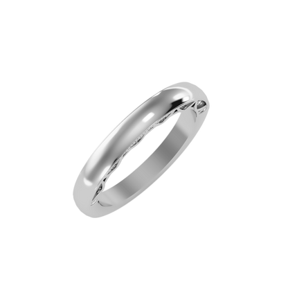 Rose Gold Diamond Vintage Art Deco Wedding Band Ring - Seven