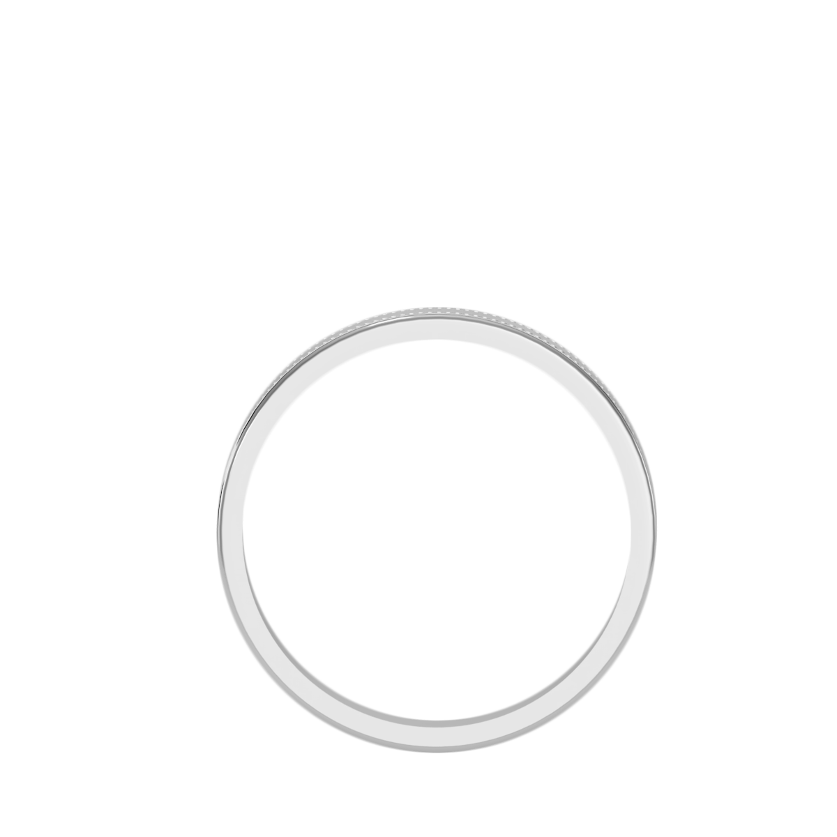 Rose Gold Milgrain Edge Wedding Band Ring 6 Mm - Six