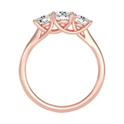 Maravillosa Three Stone Ring In 925 Sterling Silver - Ten