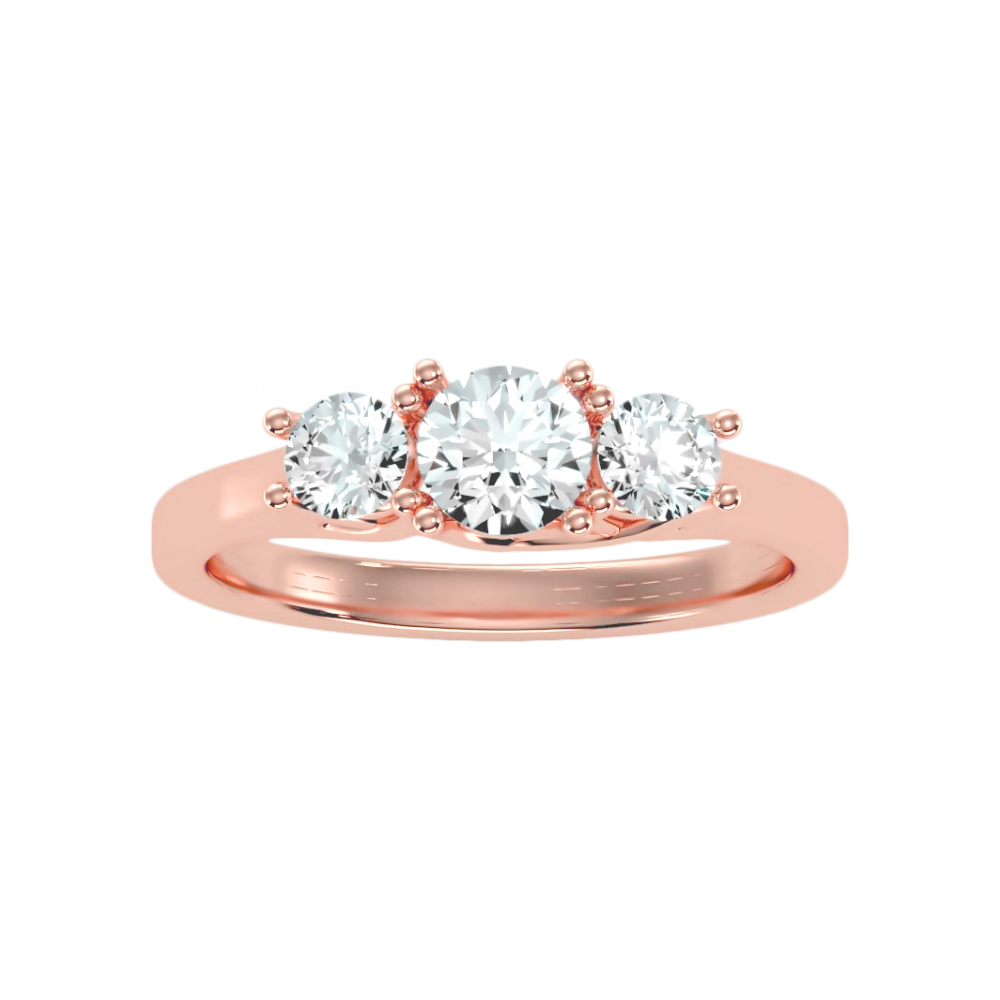 Maravillosa Three Stone Ring In 925 Sterling Silver - Twelve